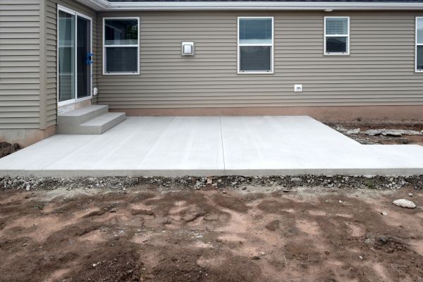 Cement Pad Installation in Reston