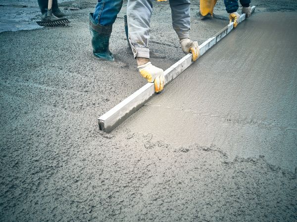 Cement Slab Construction in Reston