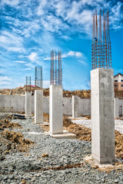 Concrete Footer Pouring in Reston
