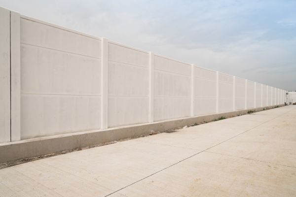 Concrete Fence Construction in Reston