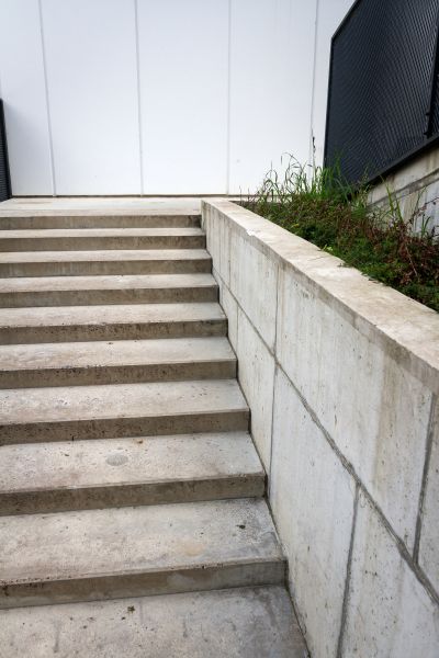Cement Stair Installation in Reston