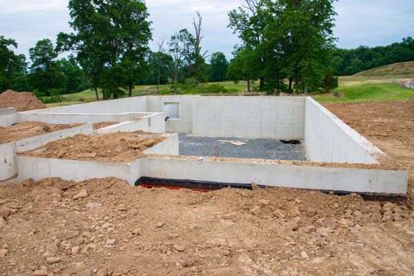 Basement Foundation Pouring in Reston