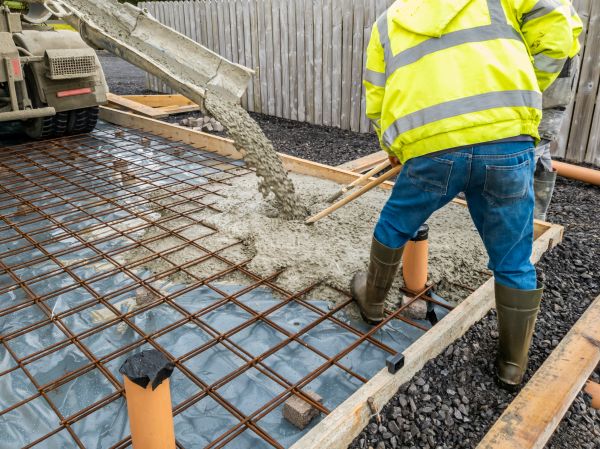 Basement Slab Pouring in Reston