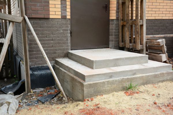 Cement Steps Construction in Reston
