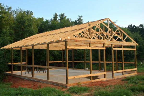 Barn Pad Installation in Reston