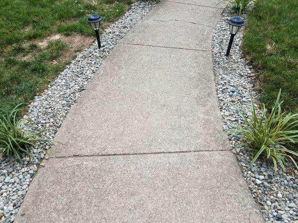 Cement Path Construction in Reston