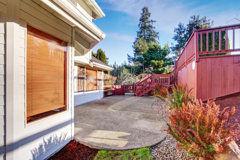 Finished Concrete Patio
